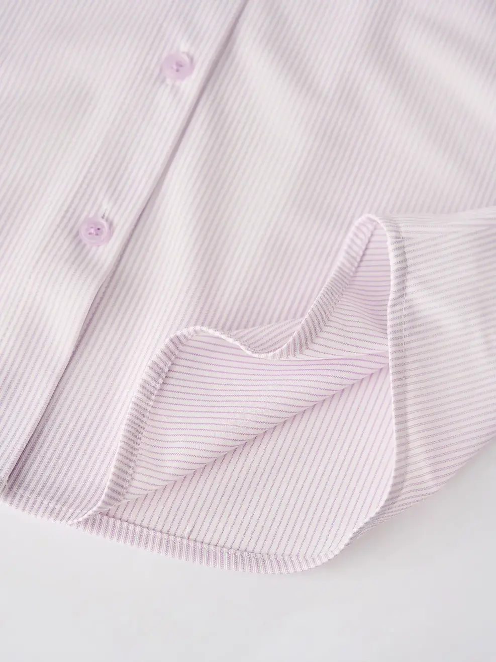 Áo Sơ Mi Tay Dài Nữ Knit Suông Kẻ (smn7176) - Kẻ Tím 042 - XL