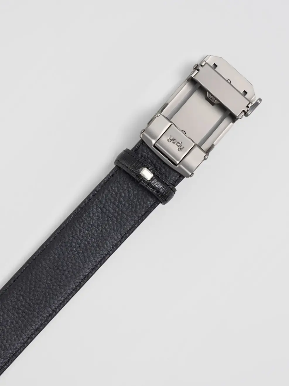 Thắt Lưng Nam Khoá Tự Động Phối Nhám - Đen - 115