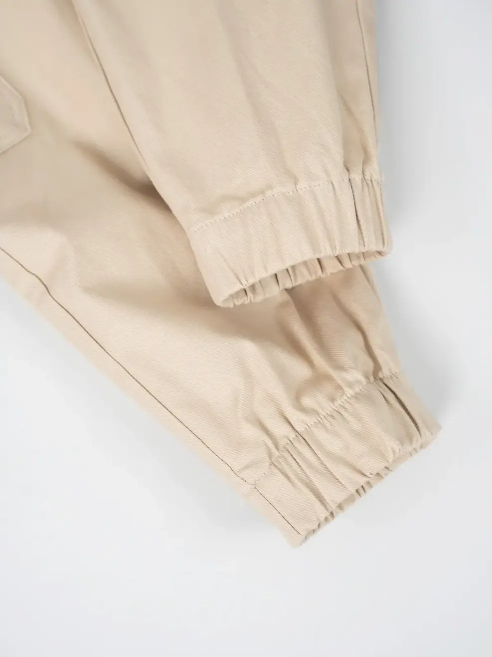 Quần Dài Trẻ Em Kaki Túi Sườn - Be - 2