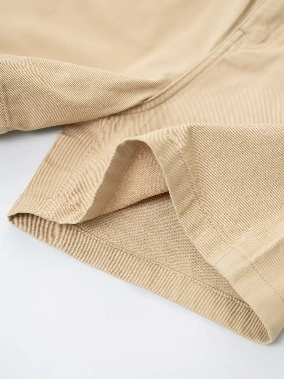 Quần Short Jeans Nữ Denimlike Cạp Cúc Điều Chỉnh - Nâu be - 25