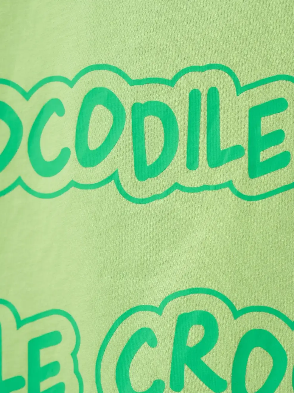 T-shirt Kid In Chữ Crocodile Cotton Usa - Xanh Lá - 8