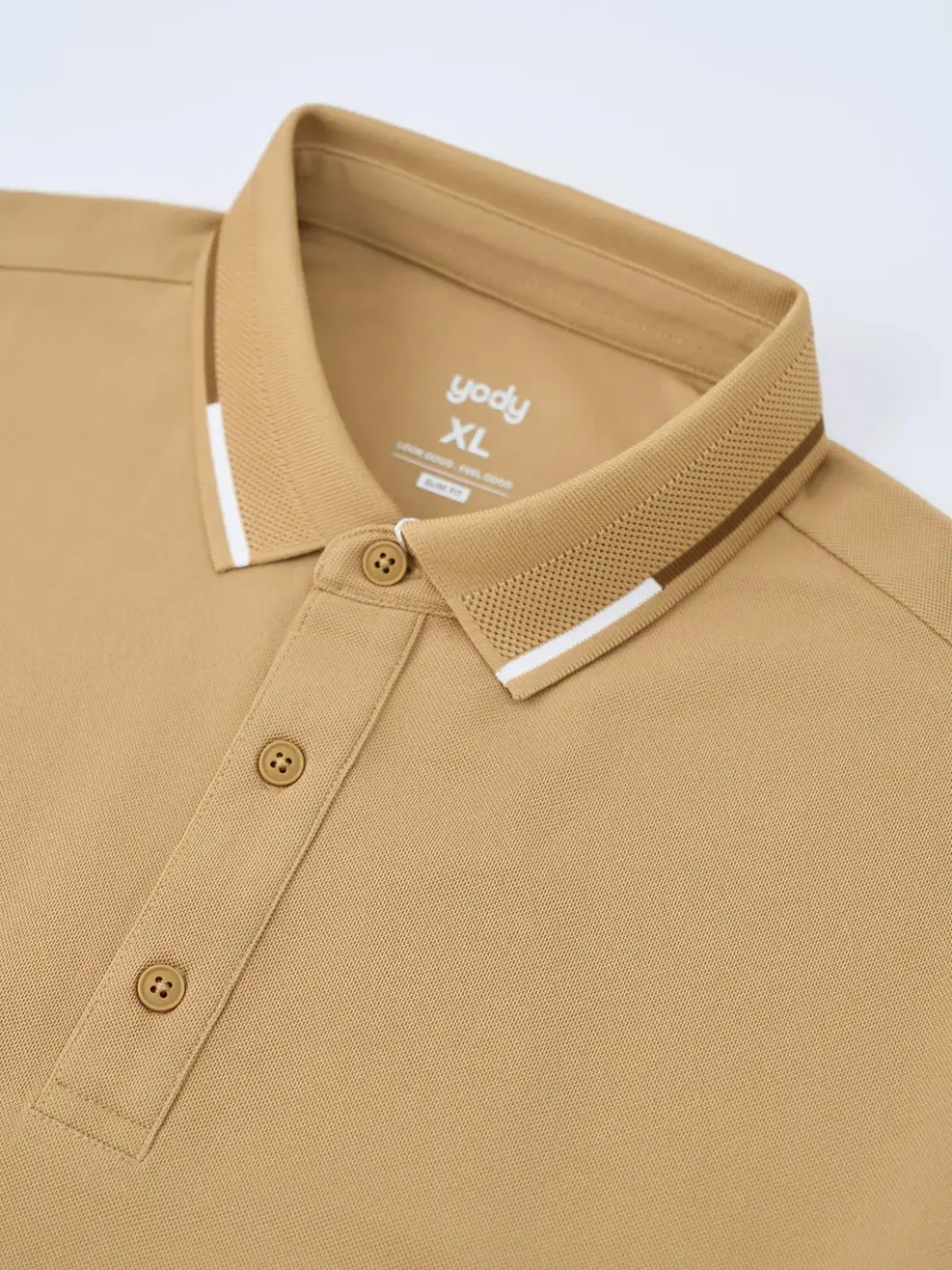Áo Polo Nam Bo Phối Màu - Nâu 035 - S