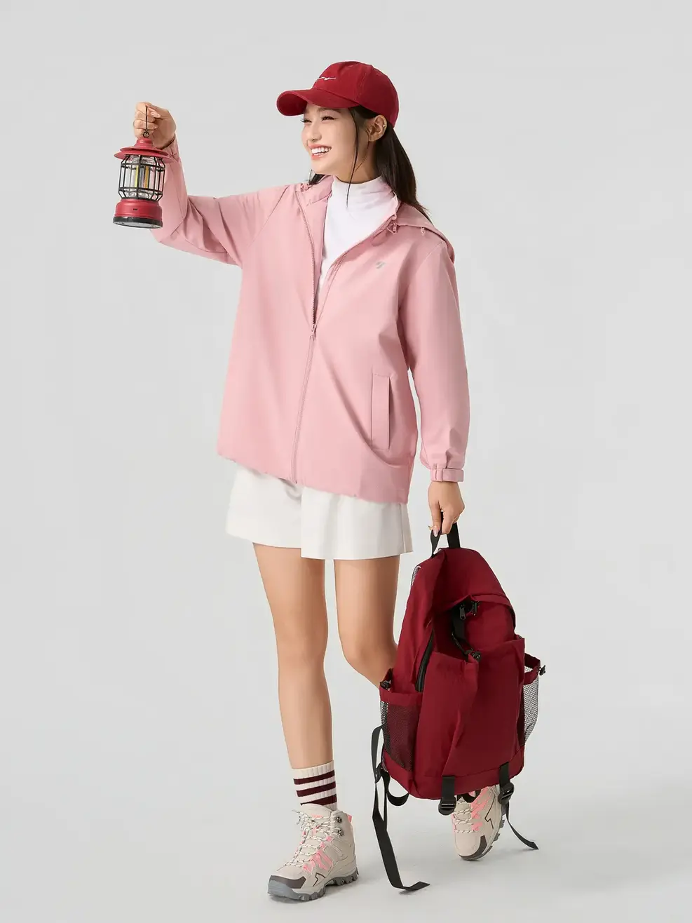 Áo Khoác Gió Nữ Gia Đinh 3C Promax -  Hồng 137 - S