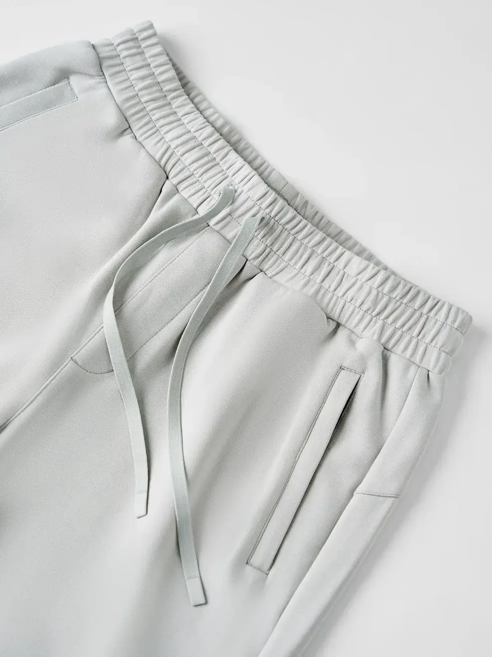 Bộ Đồ Nỉ Thể Thao Cổ Tròn Dây Dệt - Xám 008 - M