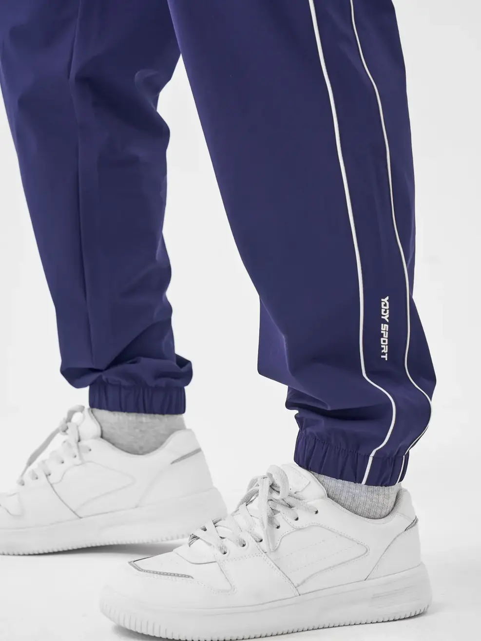 Bộ Đồ Thể Thao Nam Gió Phối Sọc - Navy 1 - M