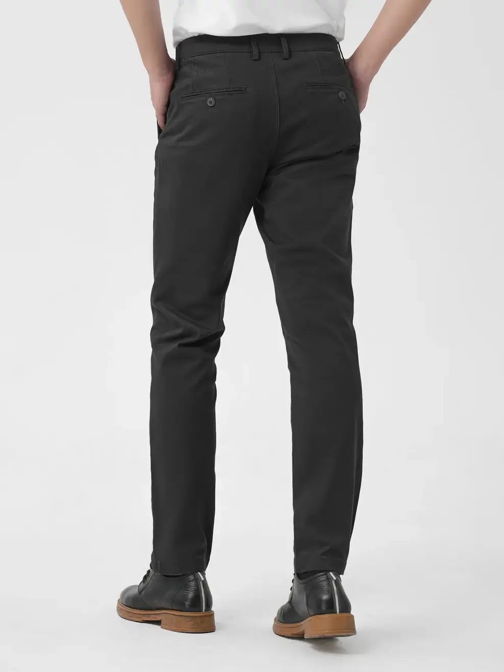 Quần Kaki Nam Slimfit - Đen - 33