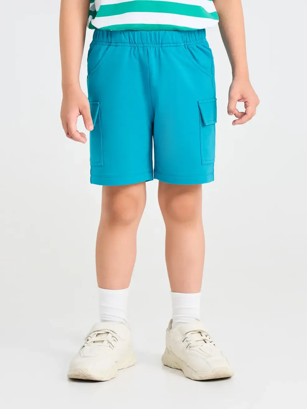 Quần Trẻ Em Da Cá Túi Hộp - Xanh ngọc - 2-3