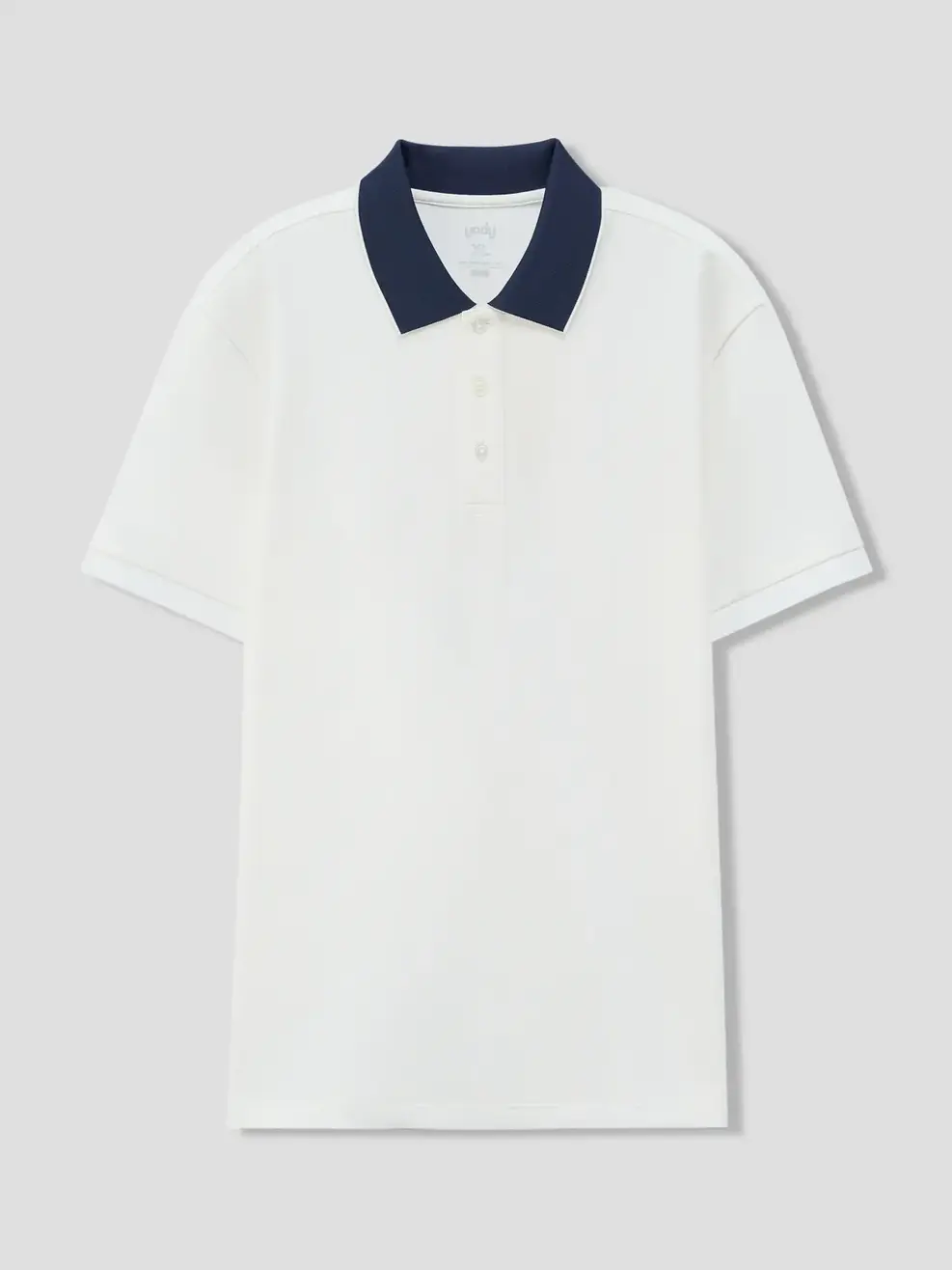 Áo Polo Nam Ngắn Tay Cổ Phối Bo - Trắng 001 - M
