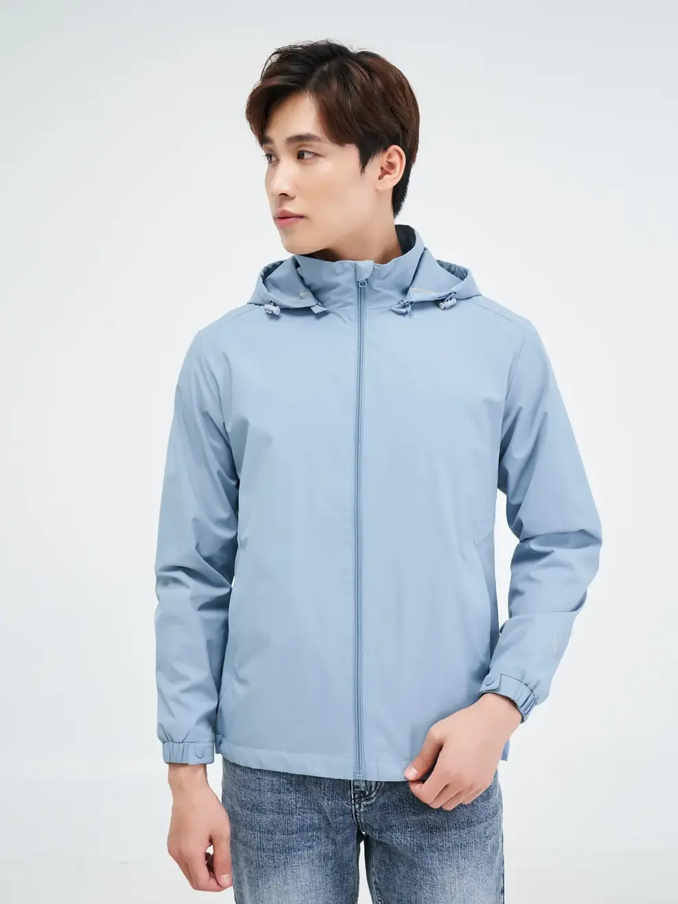 Áo khoác nam súp sườn - Xanh trời - XL