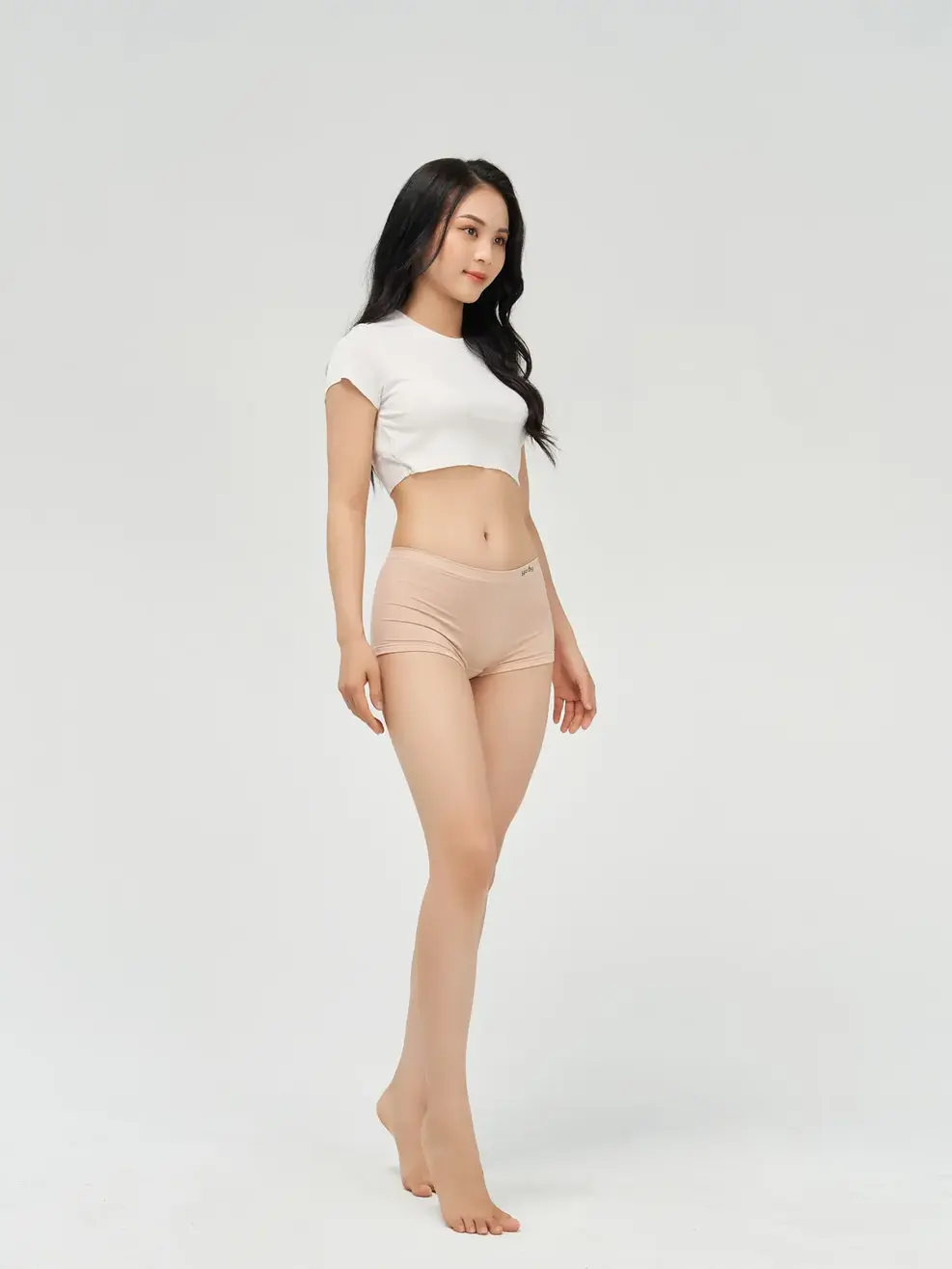 Quần chip nữ boxer - Be - L
