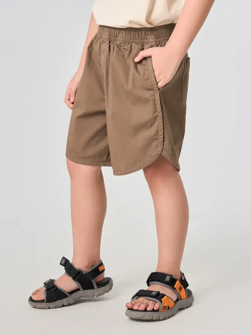 Quần Shorts Bé Trai Cơ Bản - Màu nâu 013 - 2-3