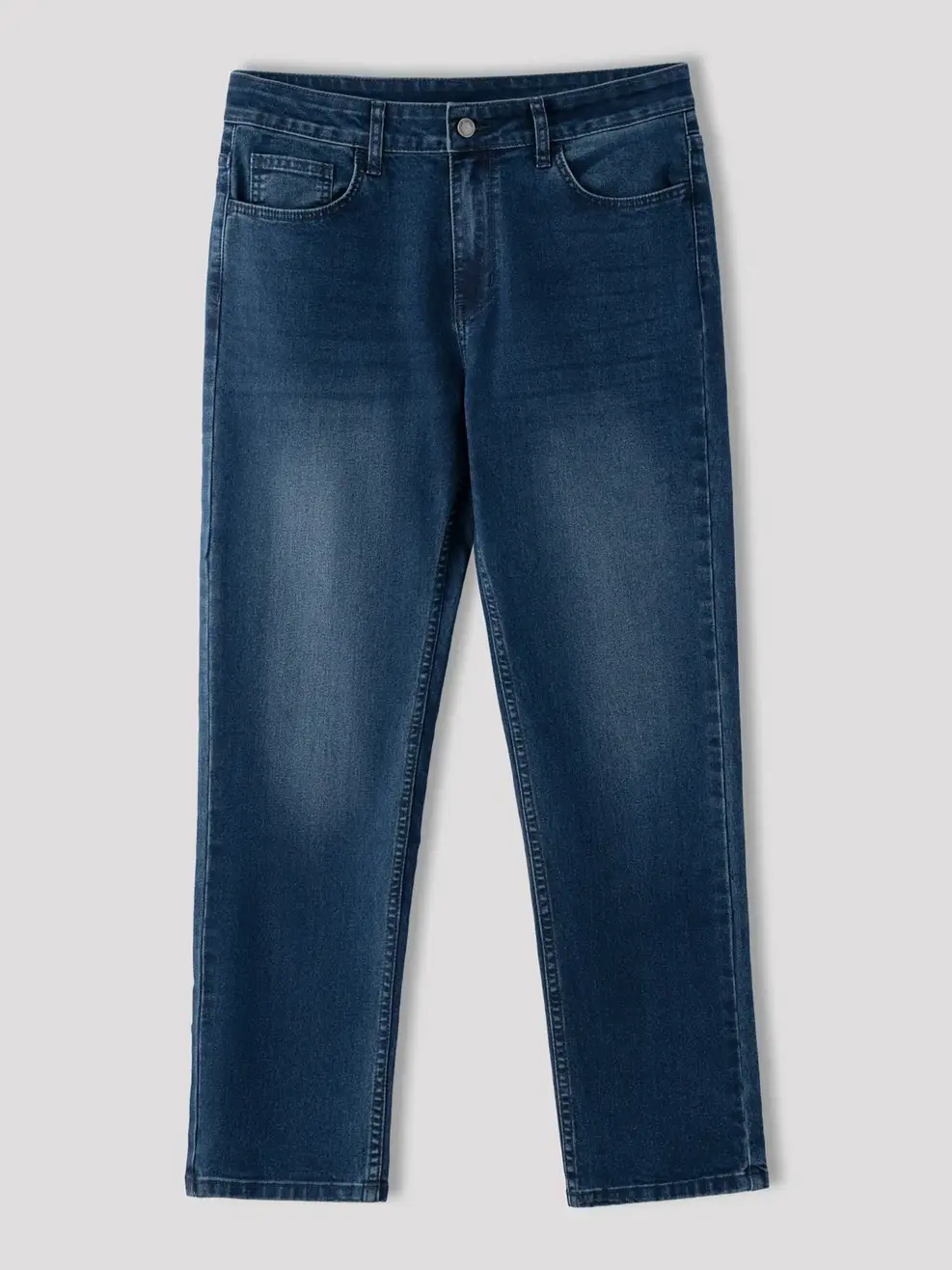 Quần Jeans Nam Regular Can Túi - Màu chàm 001 - 28