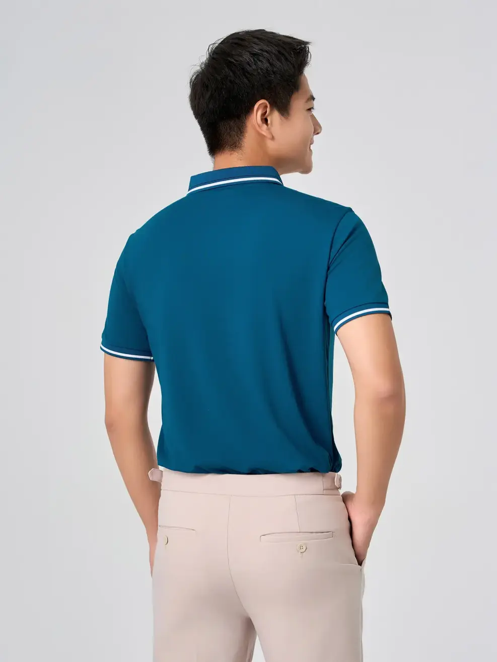 Áo Polo Ponte Roma Cool Dáng Suông - cổ vịt 043 - M