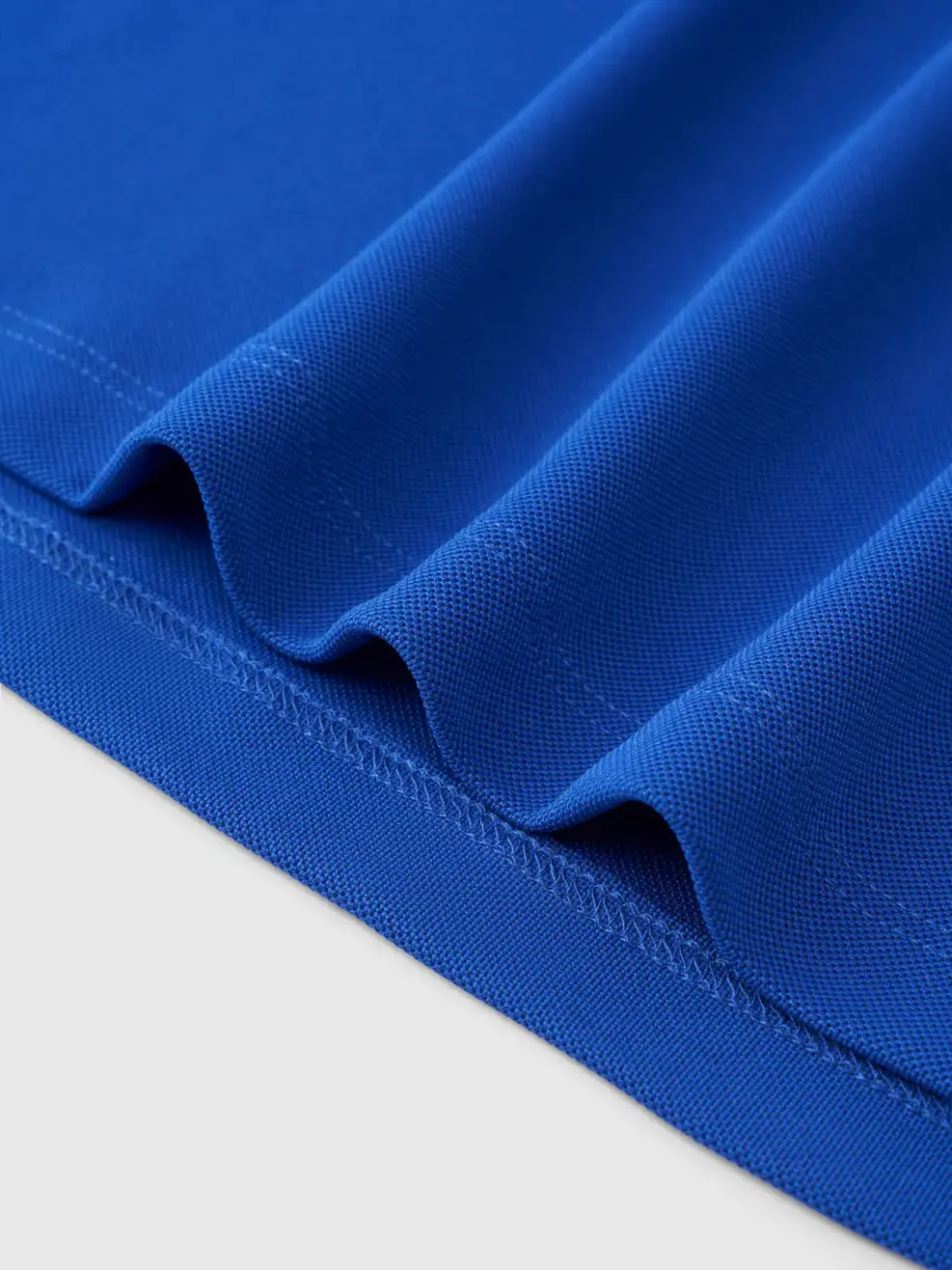 Áo Polo Nam Ngắn Tay Nẹp To -  Xanh Da Trời 200 - M