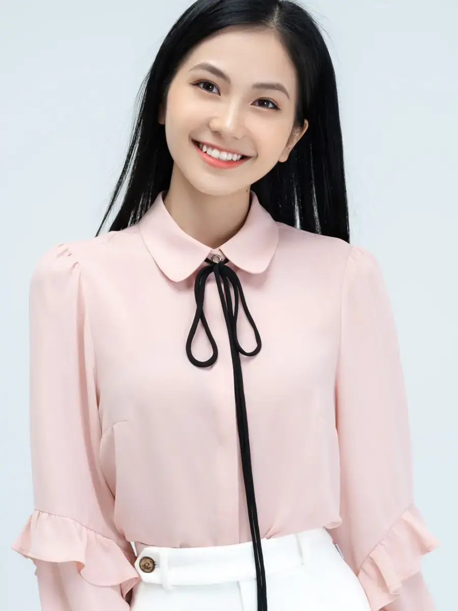 Sơ mi sen bèo tay - Hồng - L