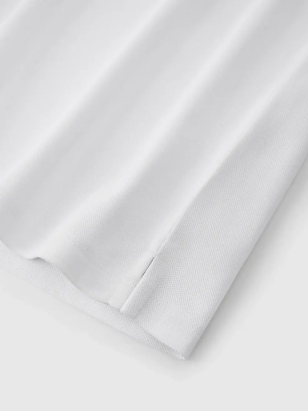 Áo Polo Nữ Regular Cổ Ép Có Xẻ Tà - Trắng 001 - L