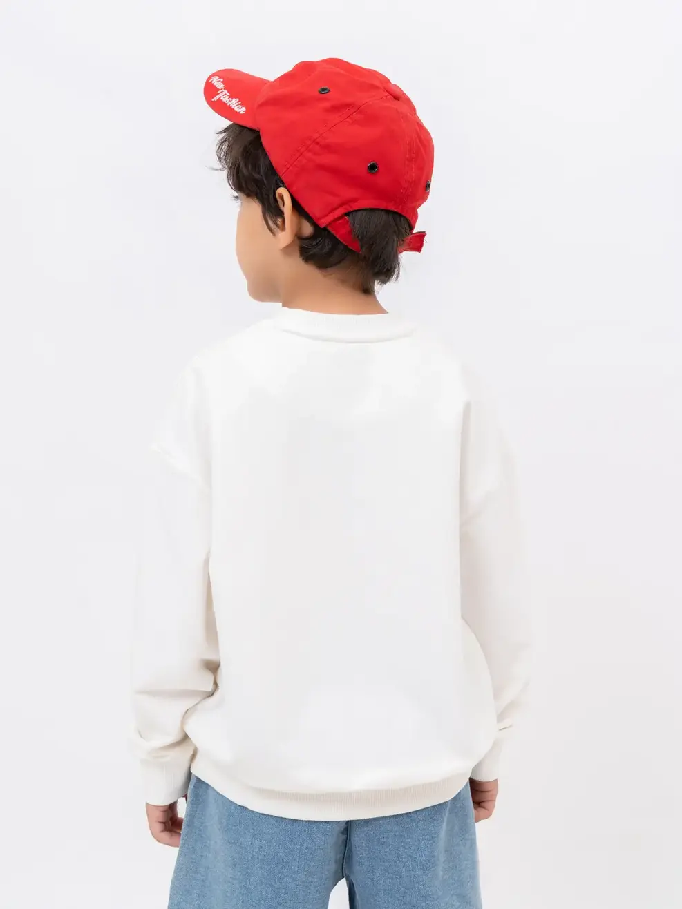 Áo nỉ kid hello camper - Trắng - 2