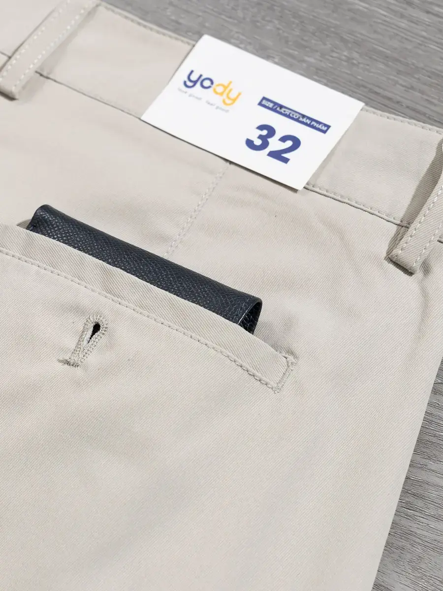 Quần Sooc Nam Phối Túi Sườn - Ghi Sáng - 34