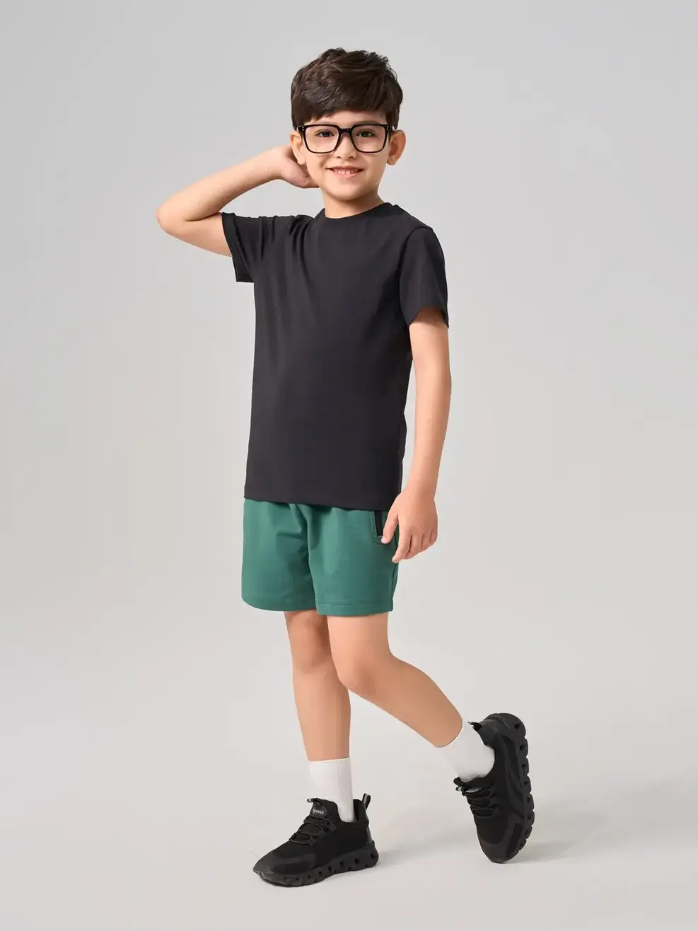 Áo Phông cơ bản - Đen 001 - 116