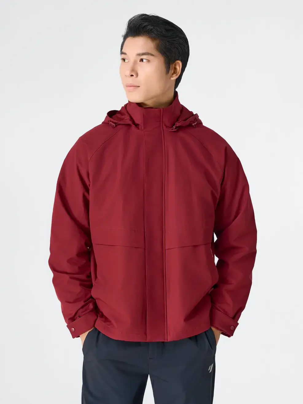 Áo Khoác Gió Nam 4c Plus Dáng Suông - ĐỎ 045 - M