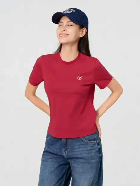 Áo Phông Nữ Form Boxy Cơ Bản
