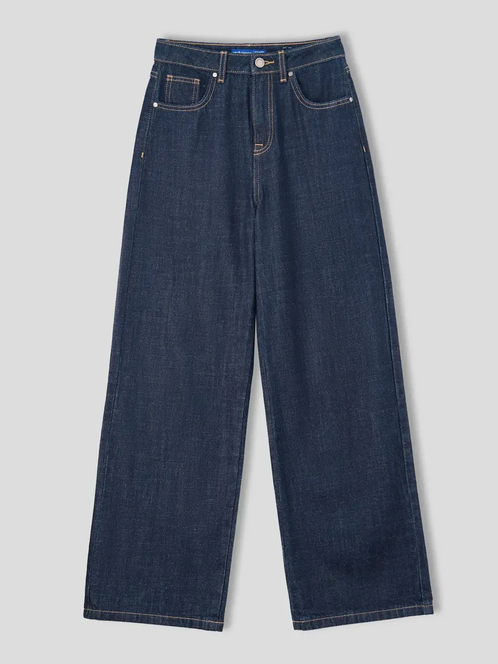 Quần Jeans Suông Gai Xanh - Màu chàm 001 - 26