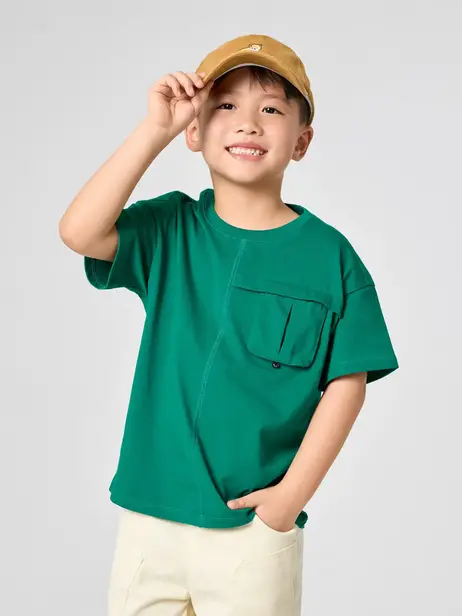 Áo Phông Bé Trai Túi Hộp Có Li