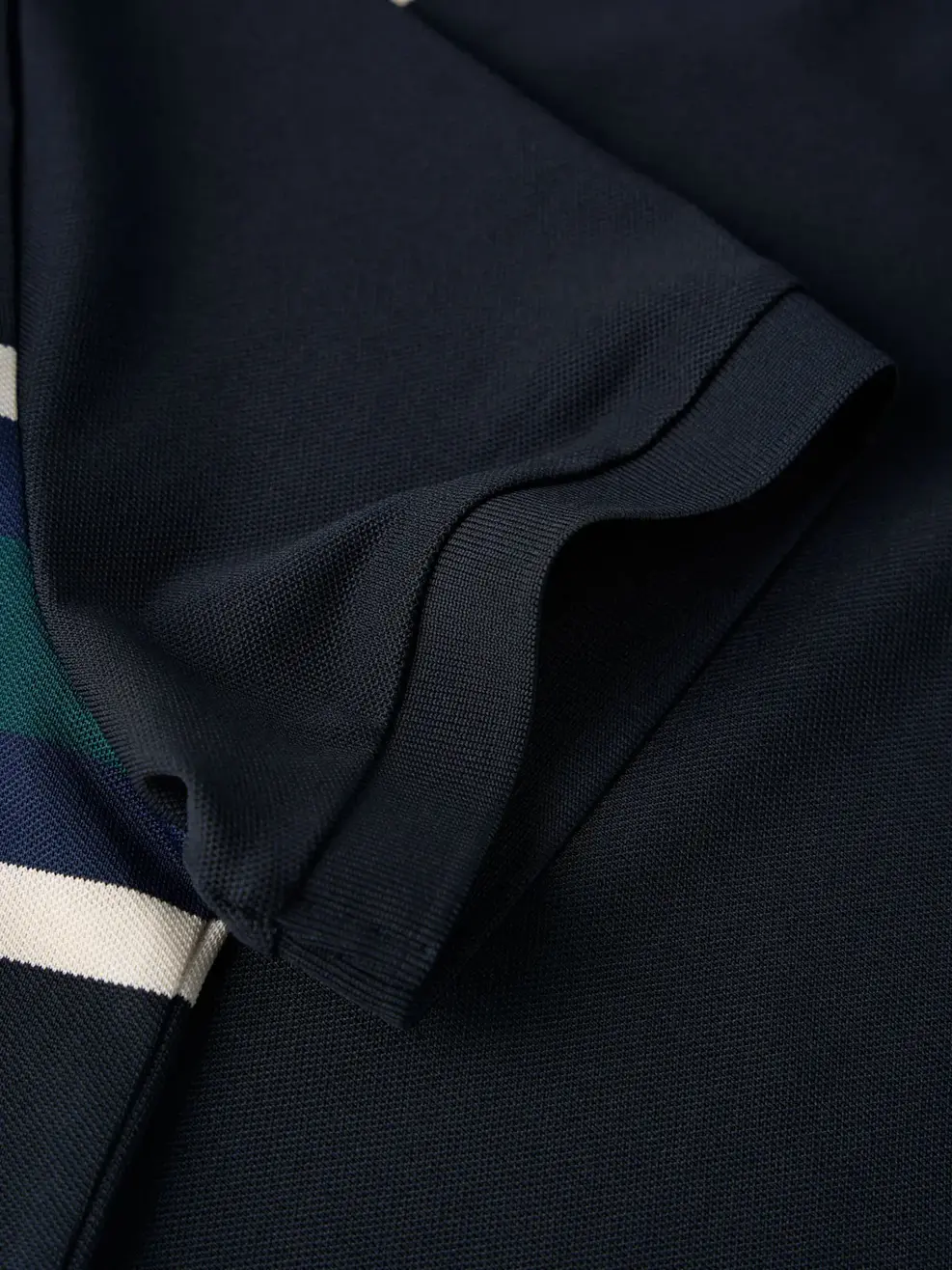 Polo Nam Họa Tiết - Đen - M