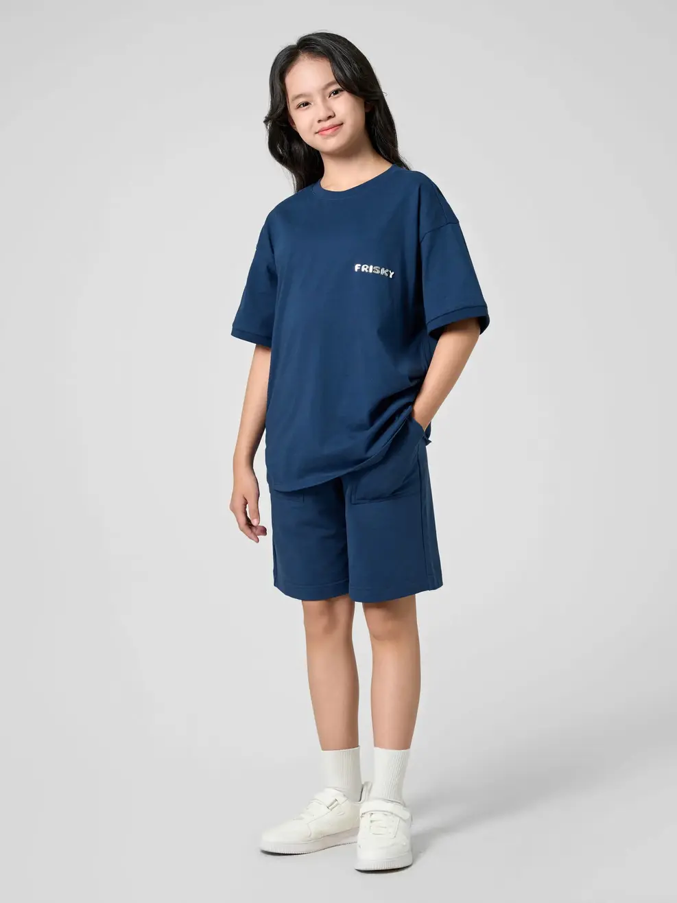 Đồ Bộ Kid Lớn Frisky - Xanh dương - 10-11