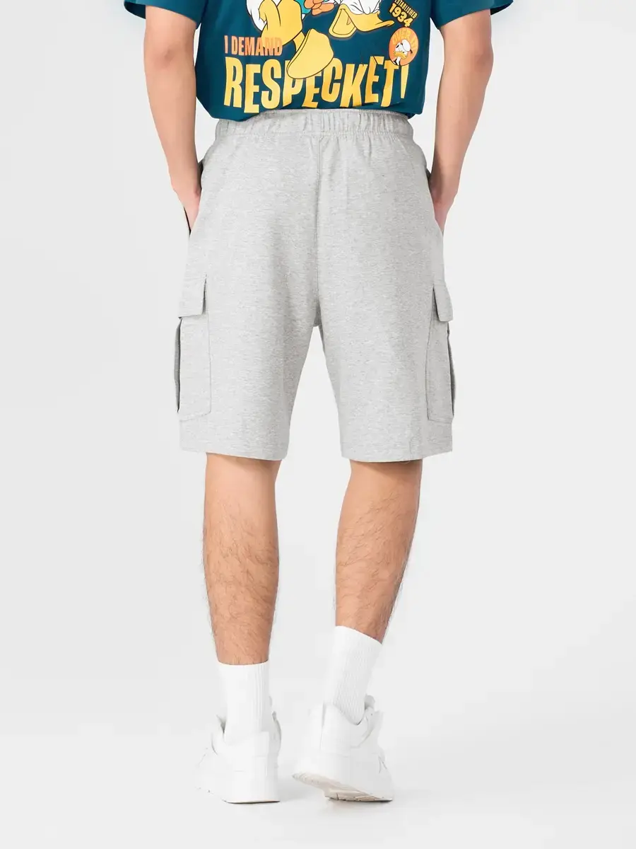 Quần Sooc Yoguu Túi Hộp Mác Cao Su - Be melange - M