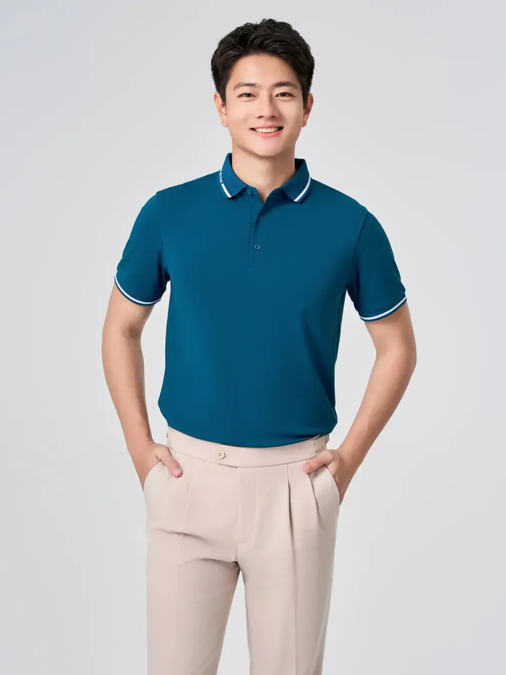 Áo Polo Ponte Roma Cool Dáng Suông - cổ vịt 043 - M