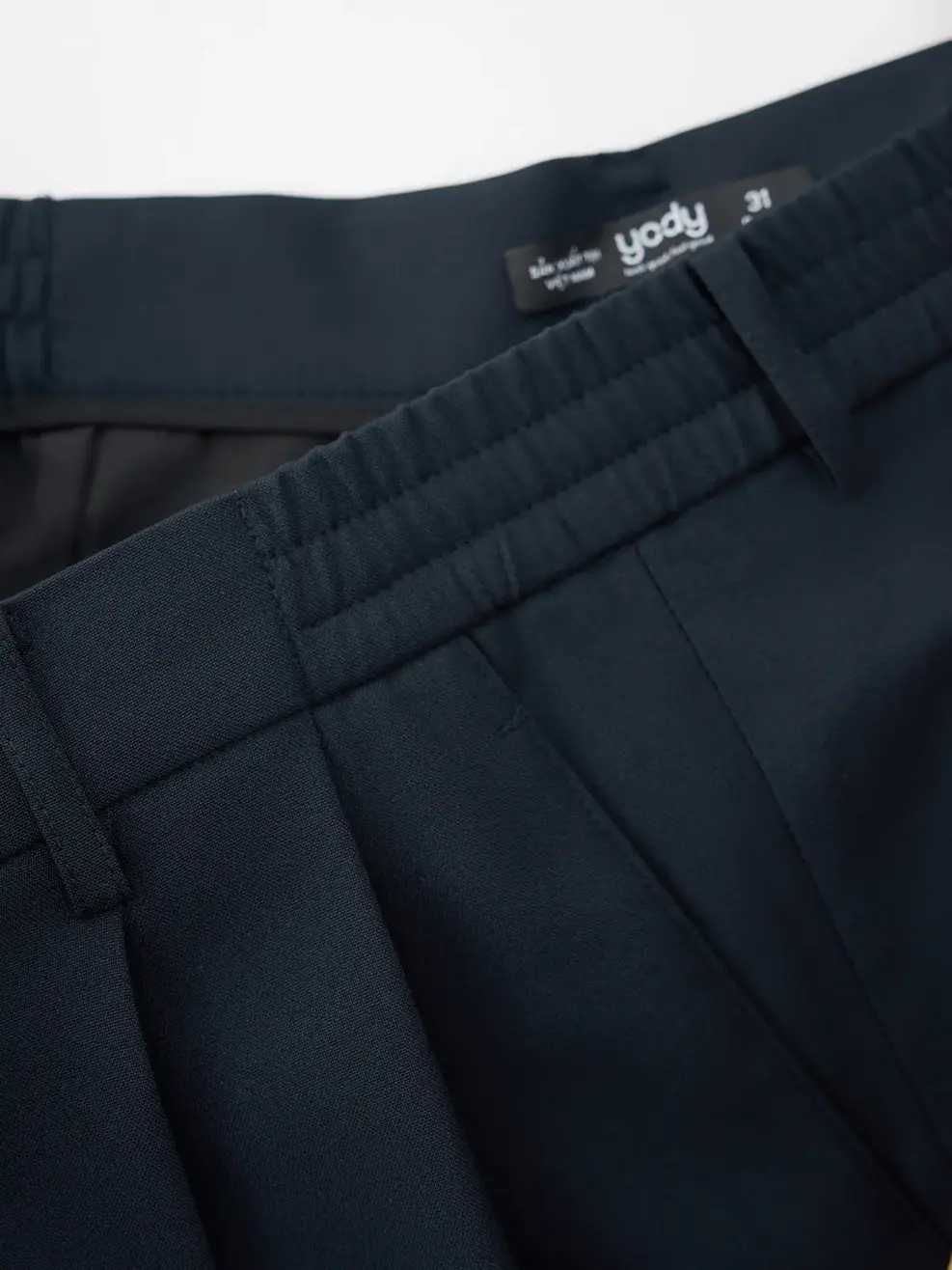 Quần Âu Nam Nam Cạp Chun Daily Pant - Tím than 116 - 29