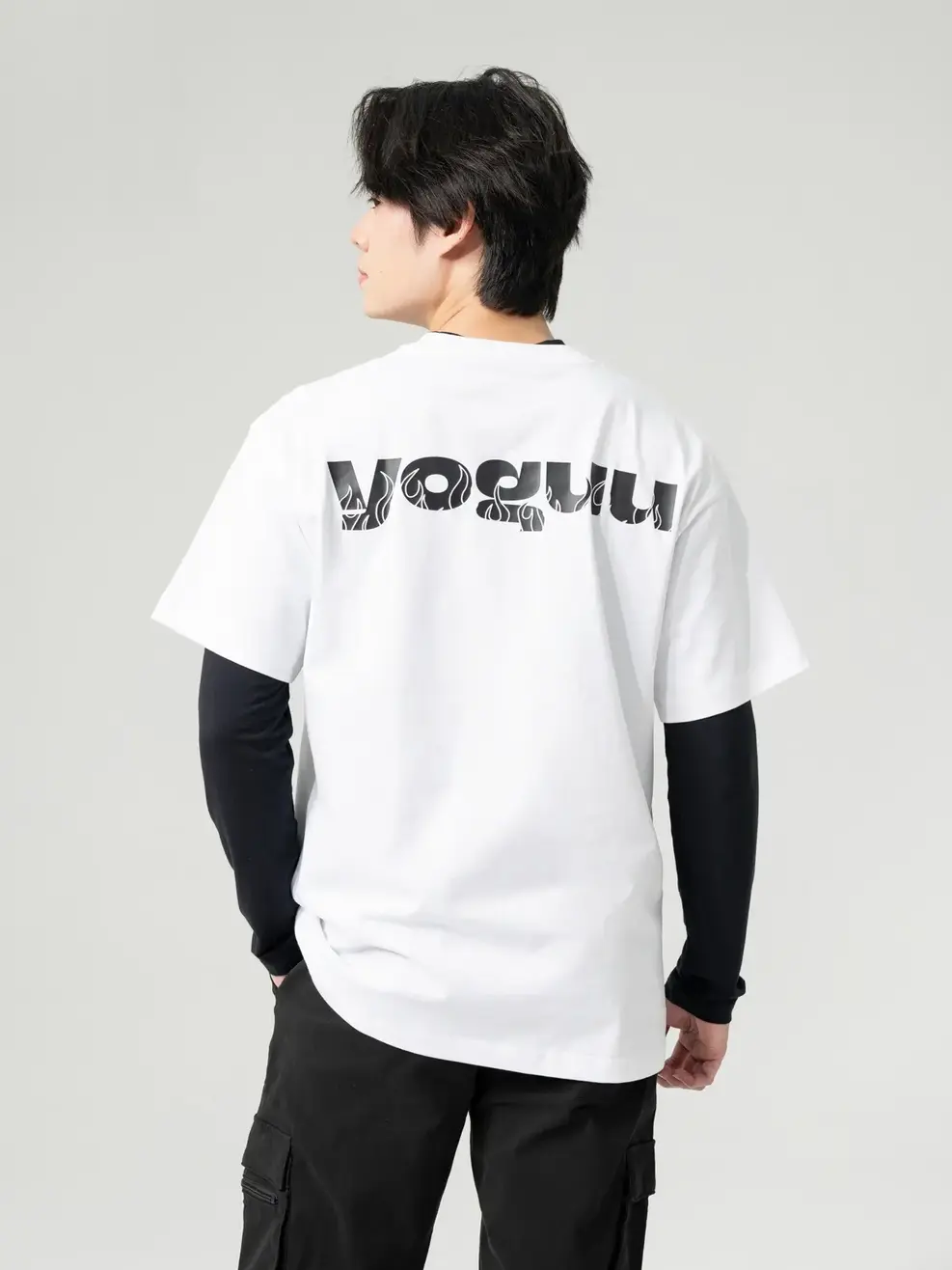 T-shirt Yoguu Thêu Logo Thân Trước - Trắng - 0