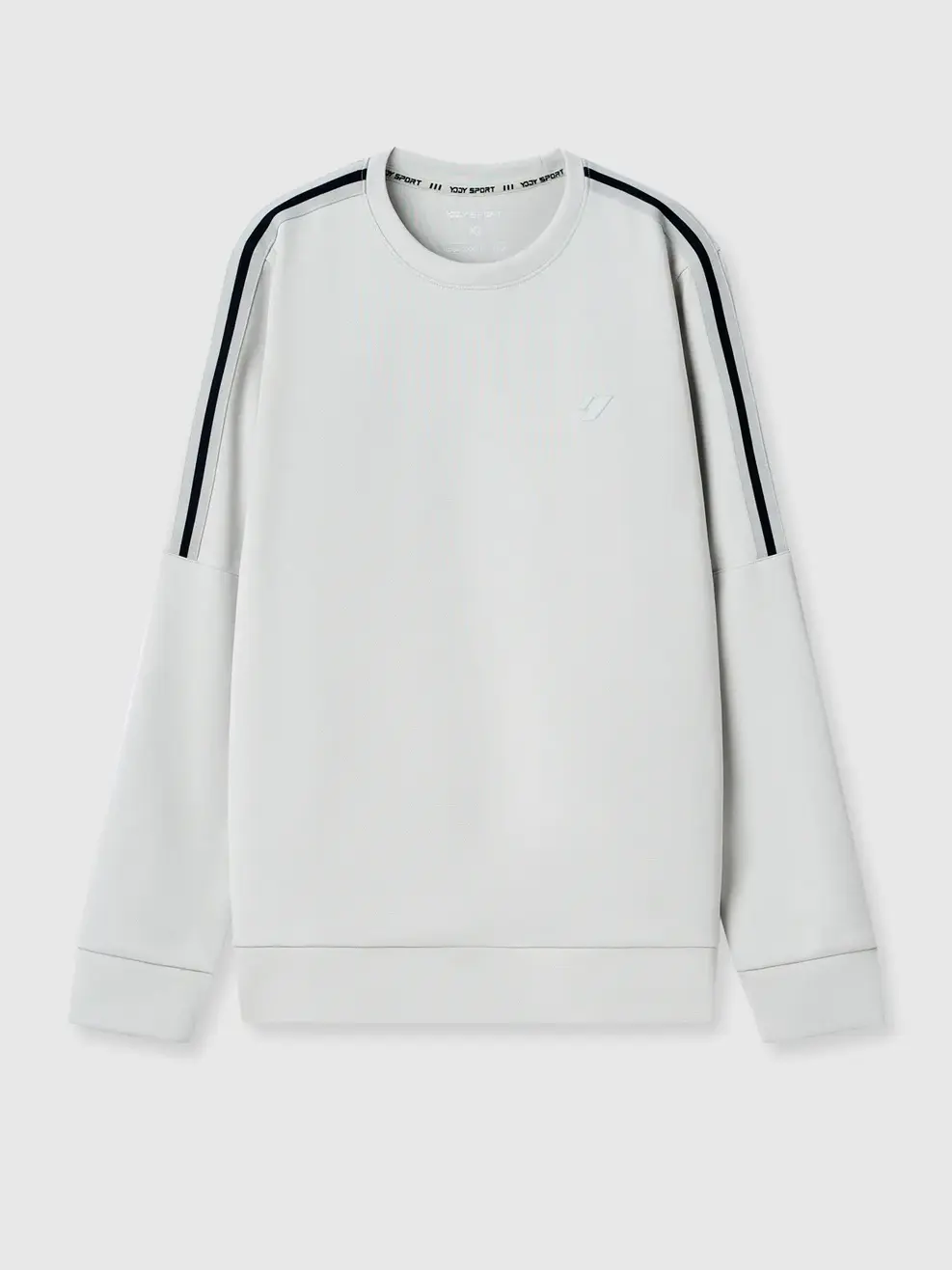 Bộ Đồ Nỉ Thể Thao Cổ Tròn Dây Dệt - Xám 008 - M