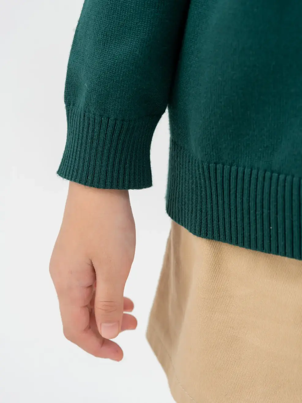 Áo Len Trẻ Em Viscose Cơ Bản - Xanh đậm - 6