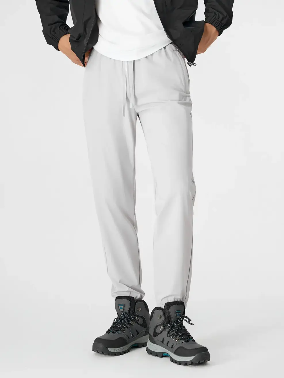 Quần Gió Nam Thể Thao Ép Phản Quang - Xám 029 - 29