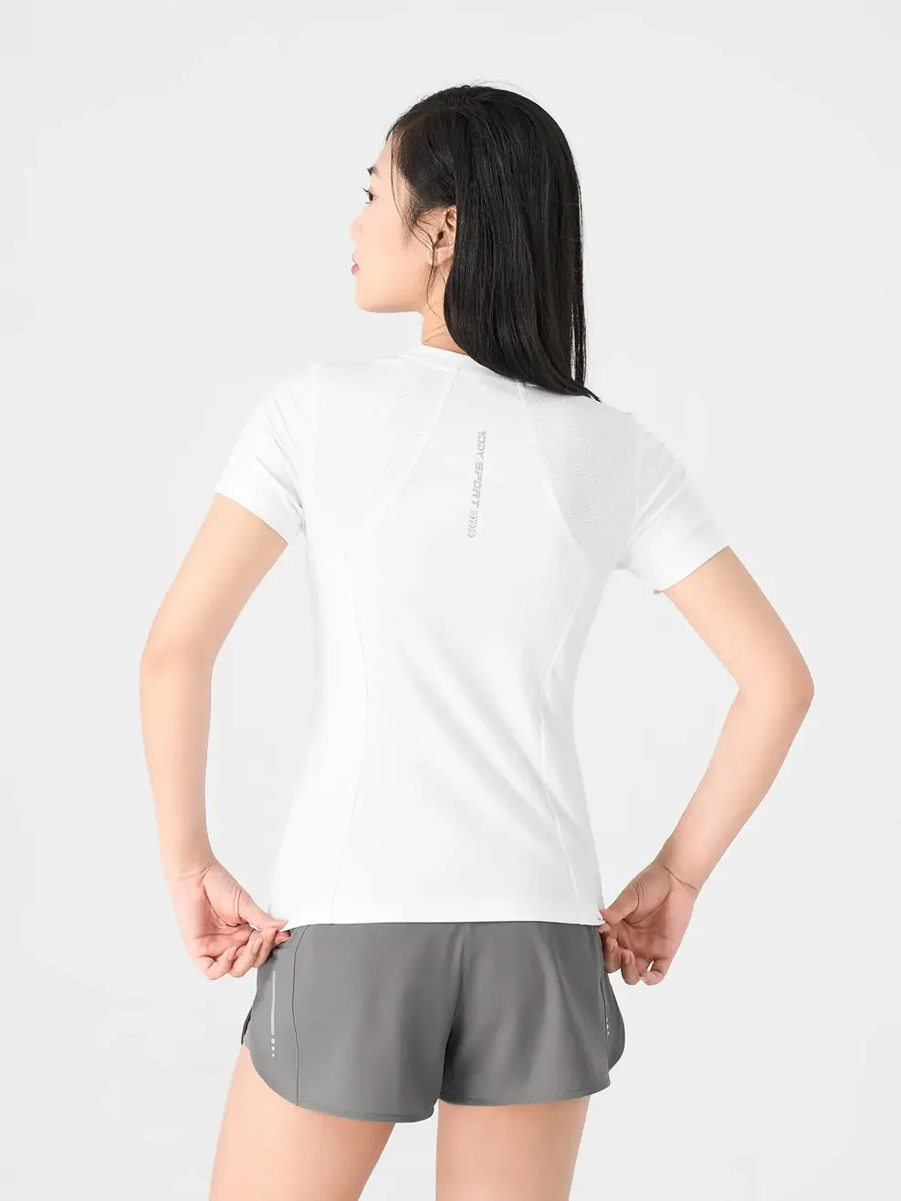 T-shirt Nữ Yody Sport - Trắng - XL