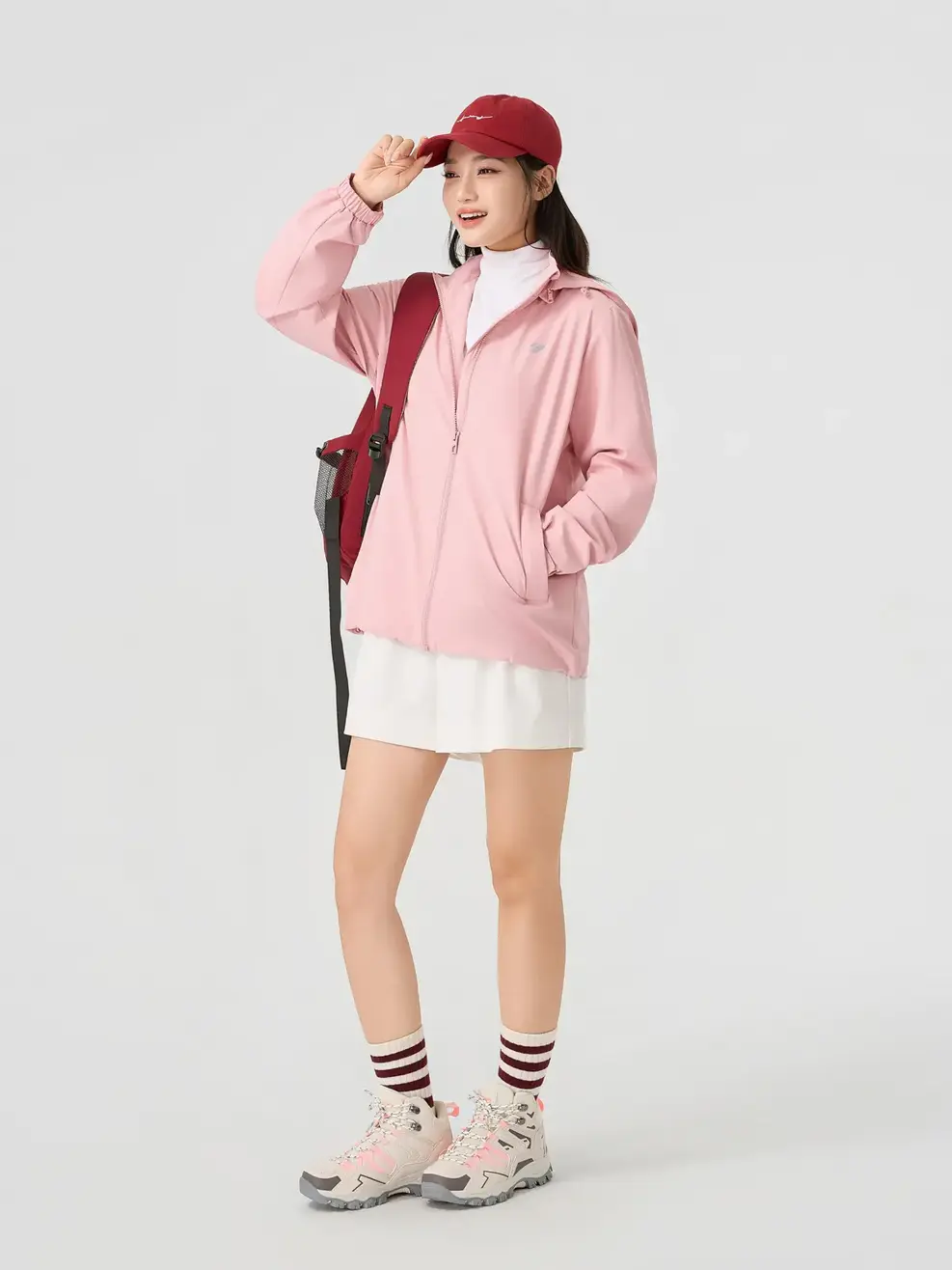 Áo Khoác Gió Nữ Gia Đinh 3C Promax -  Hồng 137 - S