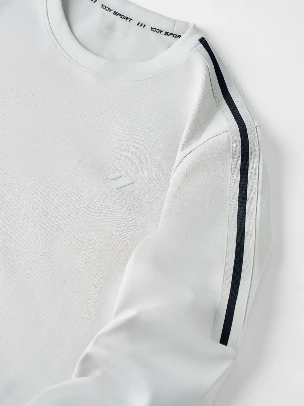 Bộ Đồ Nỉ Thể Thao Cổ Tròn Dây Dệt - Xám 008 - M