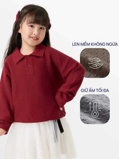 Áo Len Kid Cổ Polo