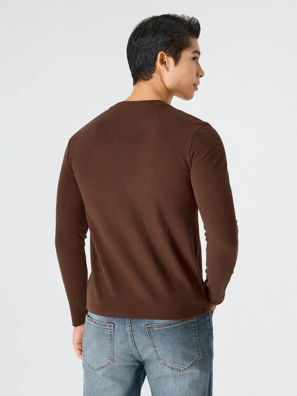 Áo Body Giữ Nhiệt Nam Cổ Tròn - Nâu 121 - M