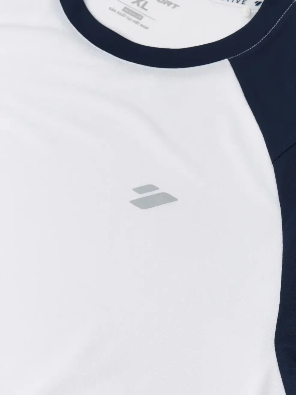 Áo Phông Thể Thao Tay Raglan Phối Màu - White 004 - M