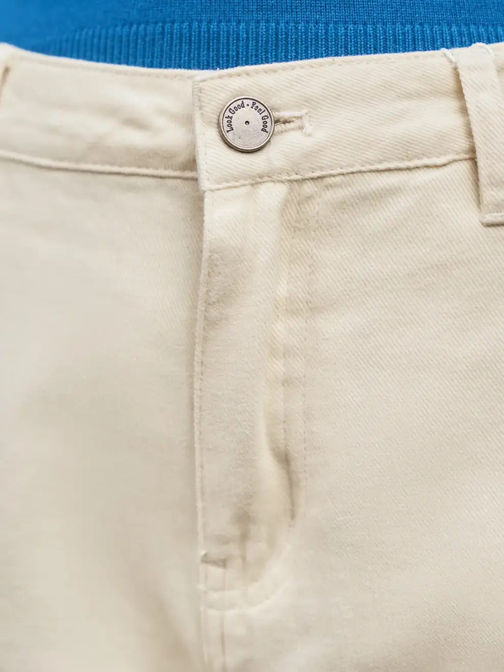 Quần khaki dáng boy túi dọc - Be sáng - 27