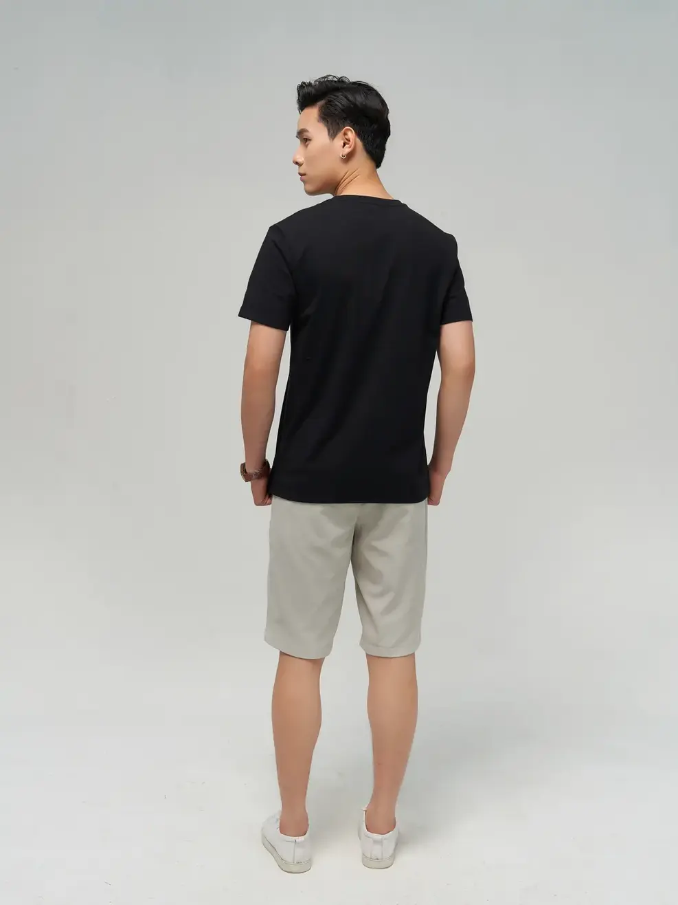 Áo thun nam in chữ PHOTOGRAPHY - Đen - 2XL