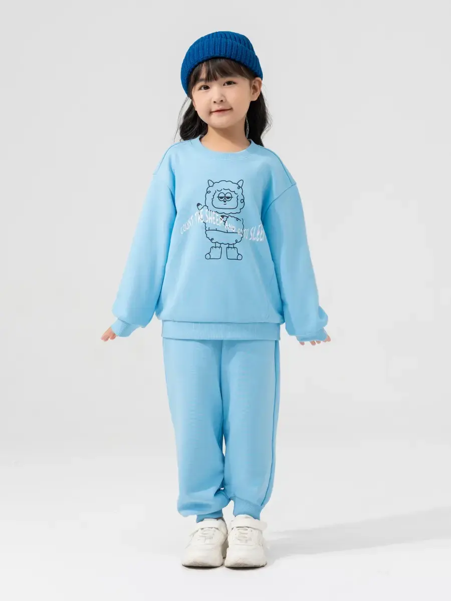 Bộ Đồ Thu Đông Trẻ Em Count The Sheep - Xanh dương - 2-3