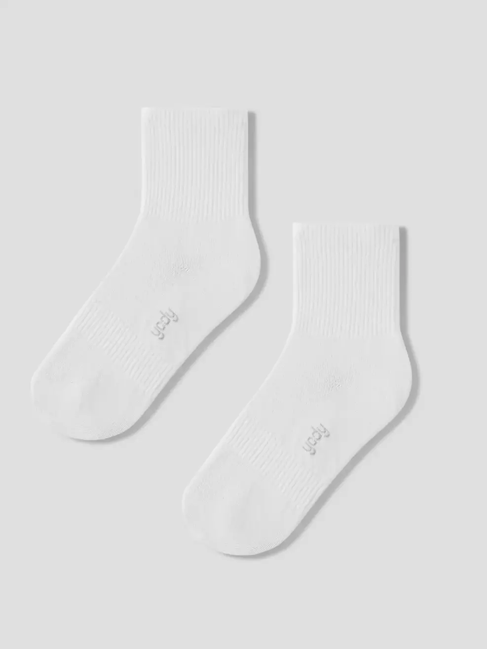 Tất Nữ Cotton Cổ Cao Dệt Hoạ Tiết Combo 2 - Trắng 001 - F