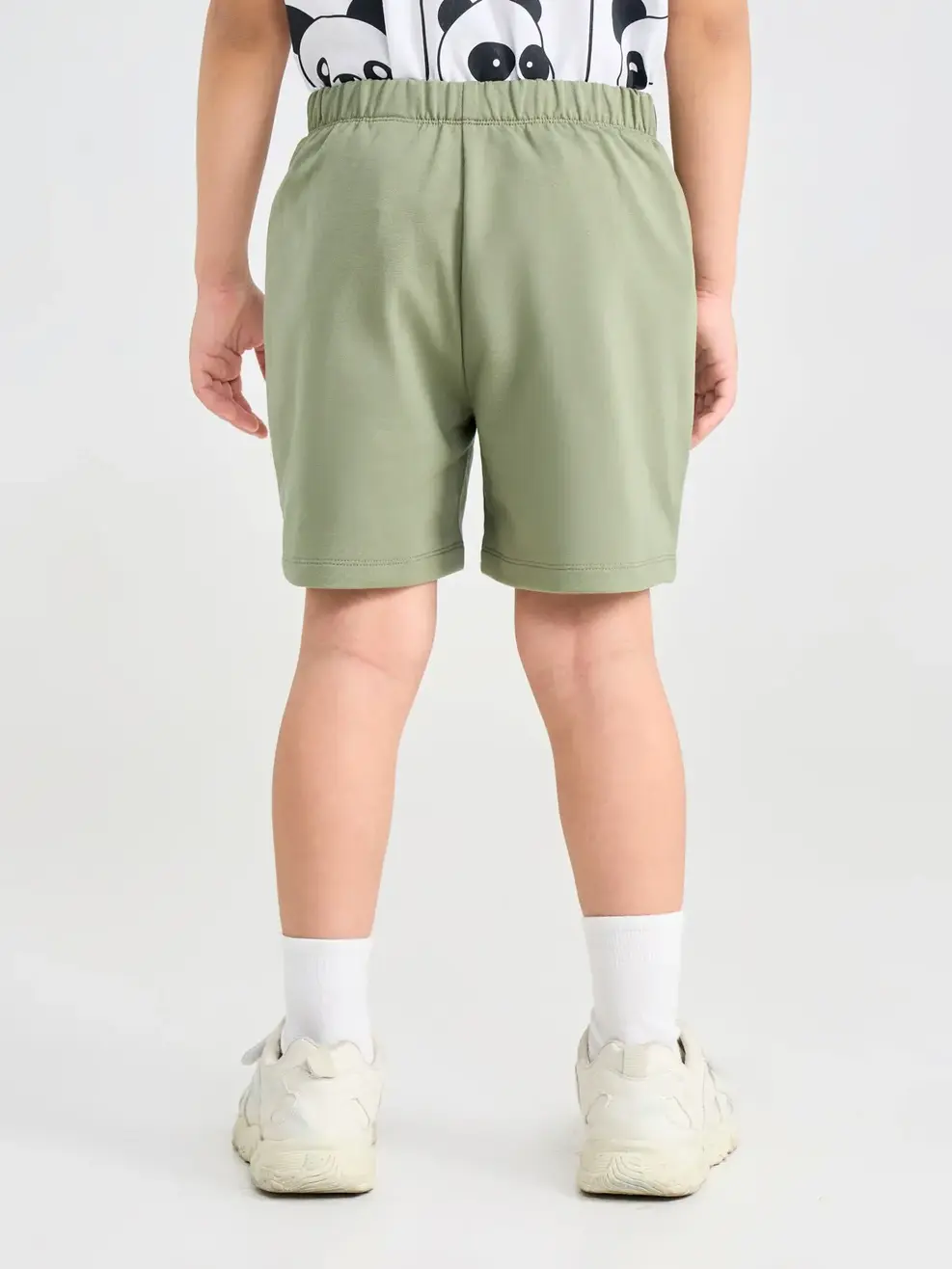 Quần Sooc Bé Trai Khóa Túi - Xanh oliver - 2