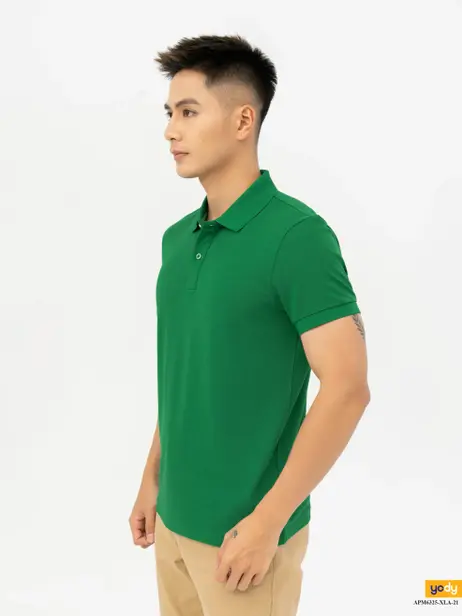 Áo polo nam s.cafe dệt tổ ong basic