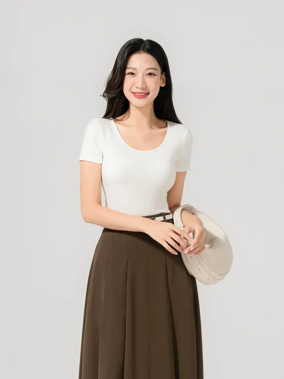 T-shirt Nữ  Cổ Rộng Crotop - Trắng - S