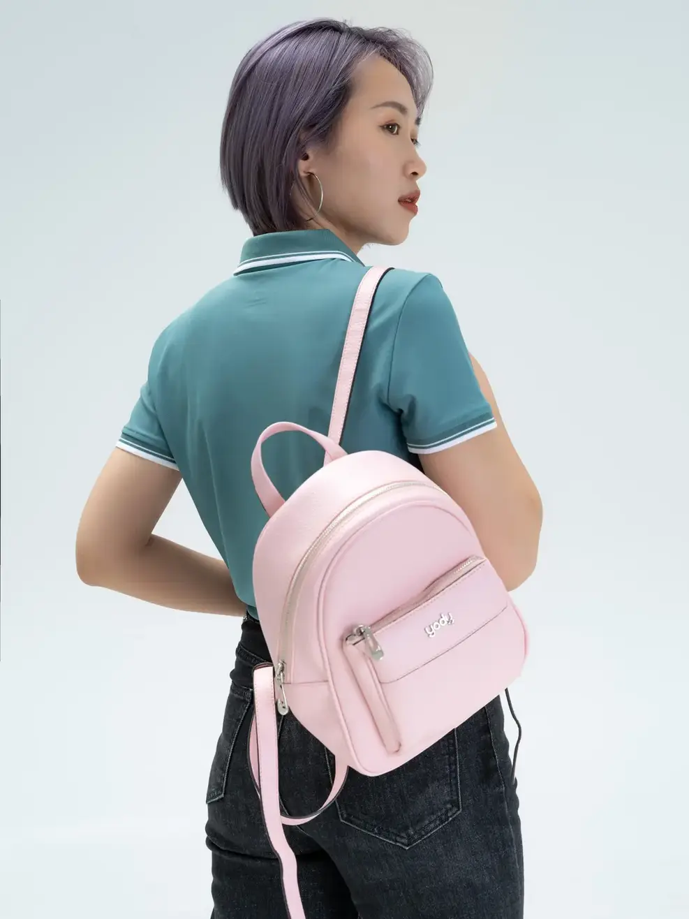 Balo da tổng hợp cao cấp - Hồng